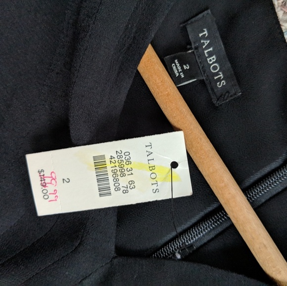 Talbot's Black Work Dress - Picture 2 of 2